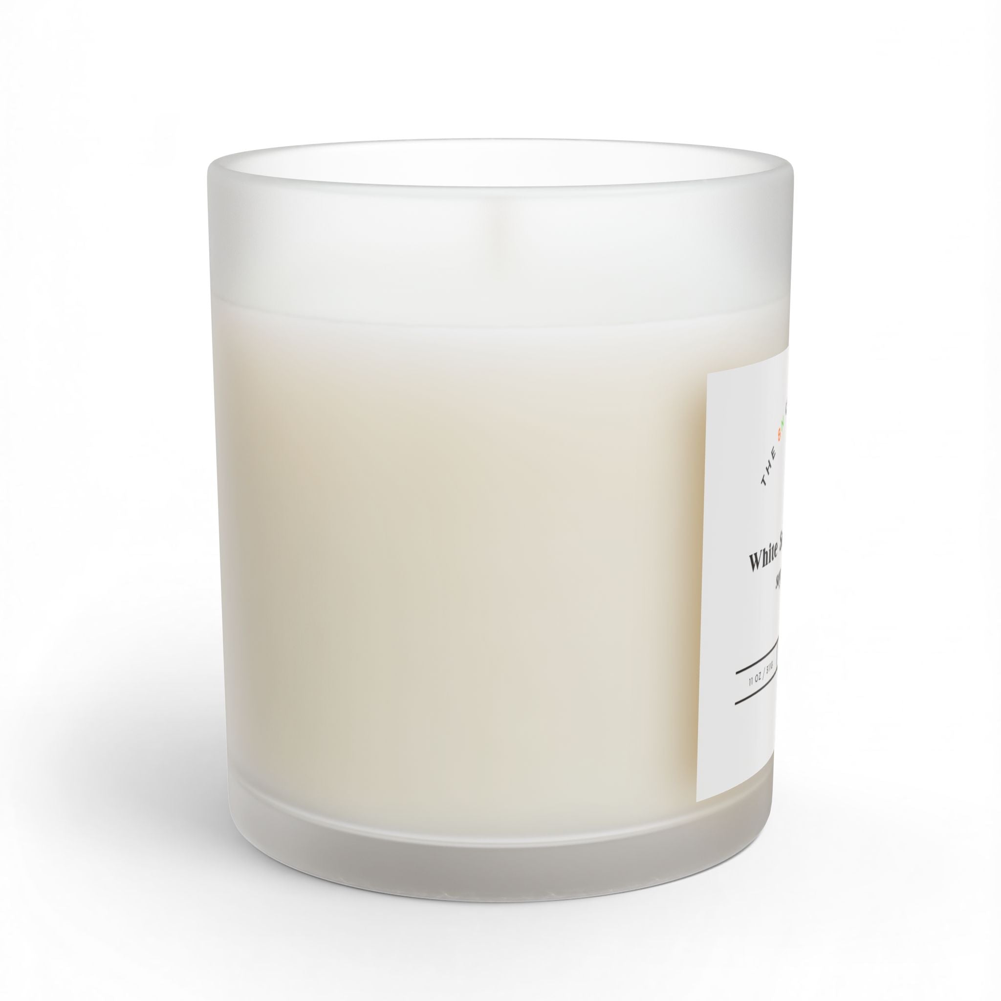 White Sage & Lavender Glass Candle | 11oz Soy Wax Candle