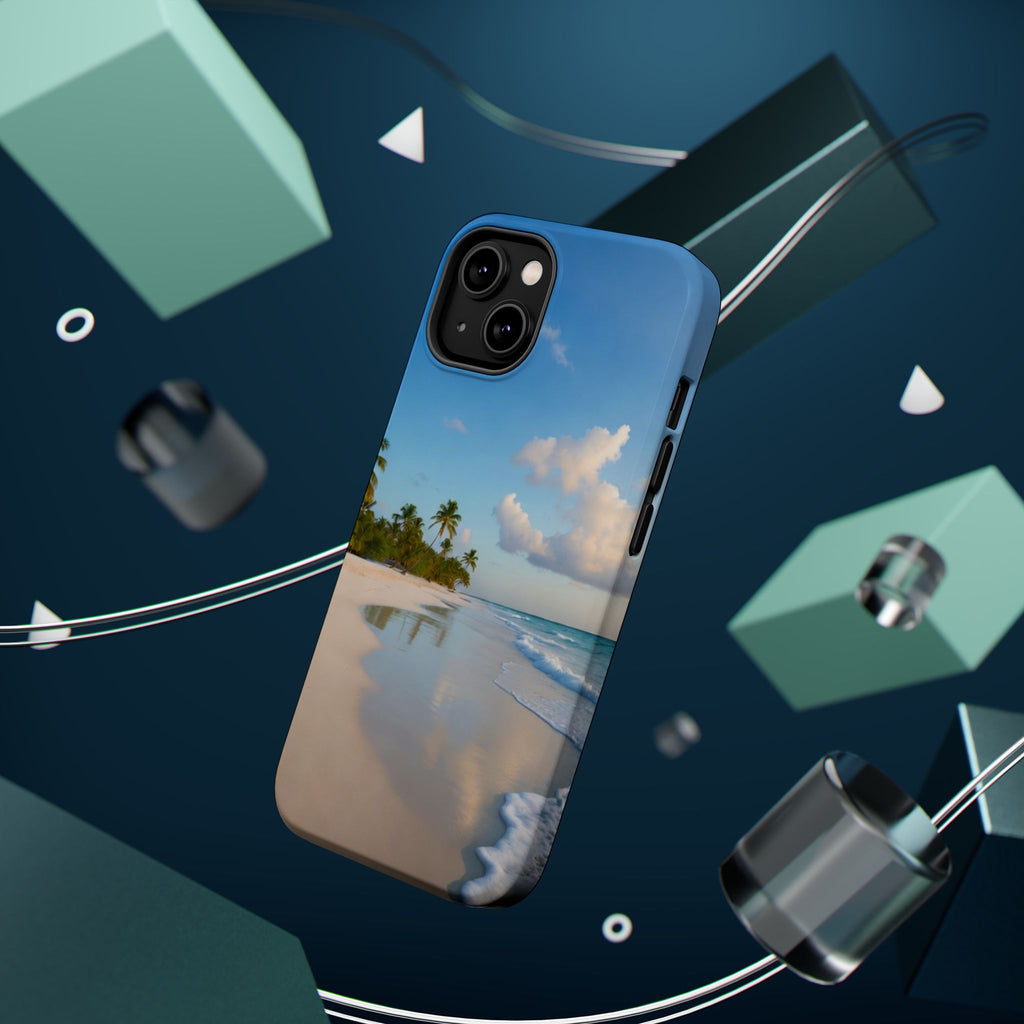 Tropical Beach Phone Case | Magnetic Impact-Resistant Case