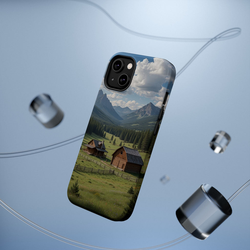 Mountain Valley Cabins Phone Case | Magnetic Impact-Resistant