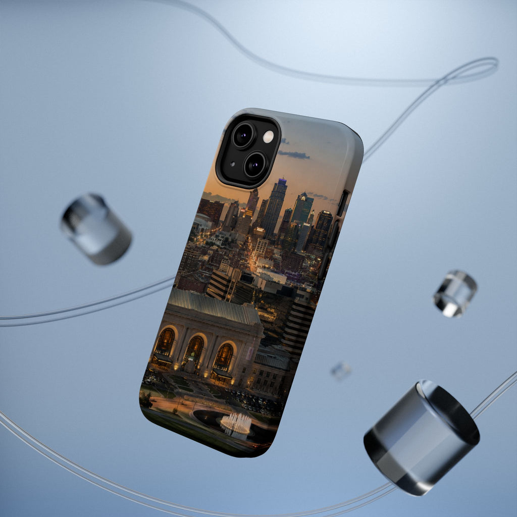 Kansas City Union Station Skyline phone case | Magnetic impact-resistant case