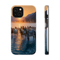 Wild Horses at Sunrise Phone Case | Magnetic Impact-Resistant Case