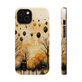 Autumn Night Owls Cases | Fall Trees, Balloons, Creepy Cute Phone Case