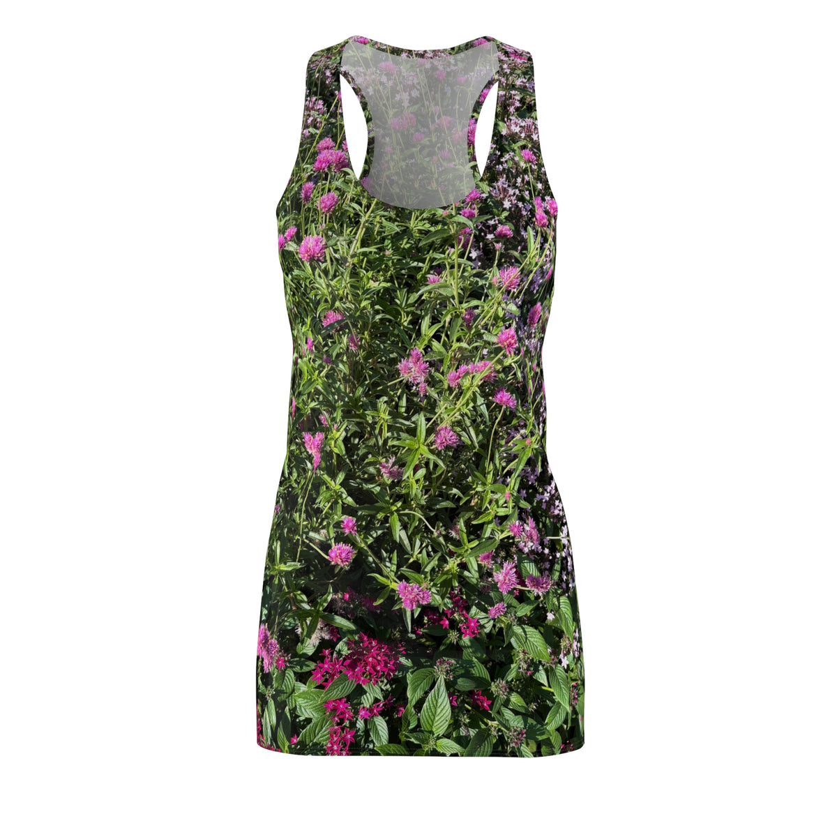 Wildflower Meadow Racerback Dress | Pink Floral All-Over Print