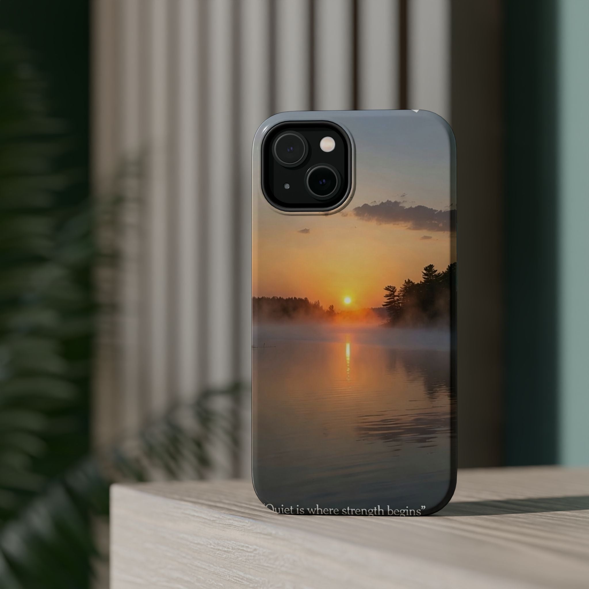 Sunrise Lake Landscape Phone Case | Magnetic Impact-Resistant Case