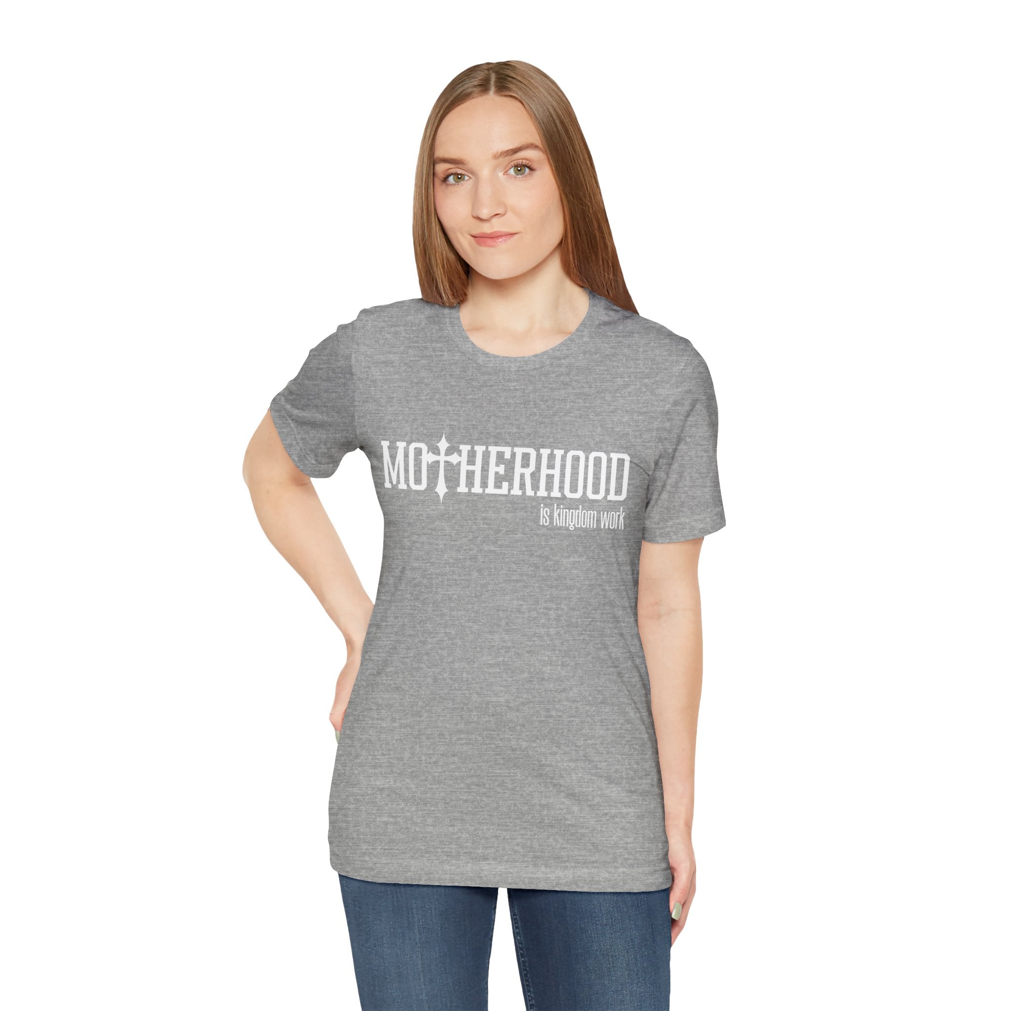 Motherhood is Kingdom Work T-Shirt | Christian Mom Tee, Faith Shirt
