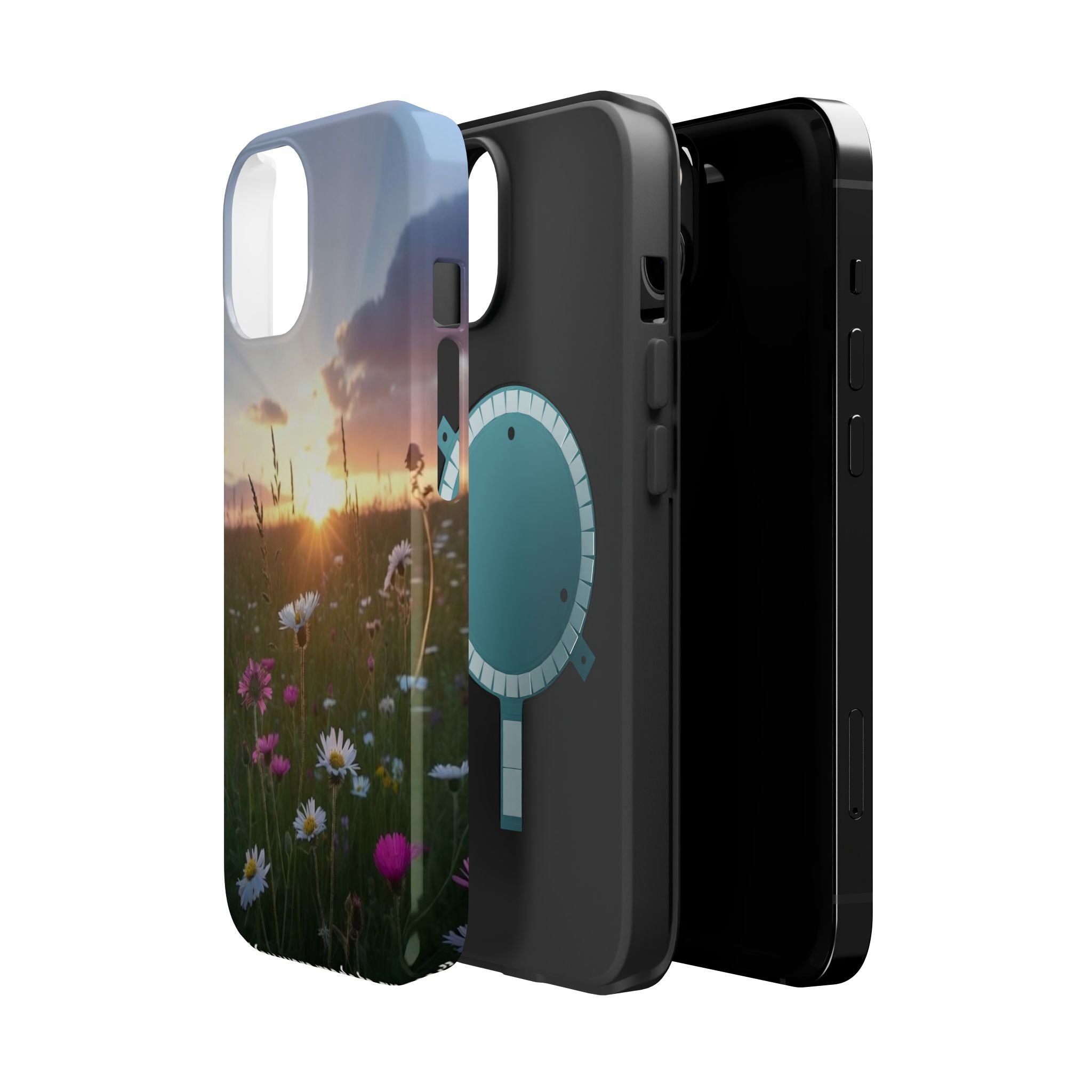 Wildflower Sunrise phone case | magnetic impact-resistant case