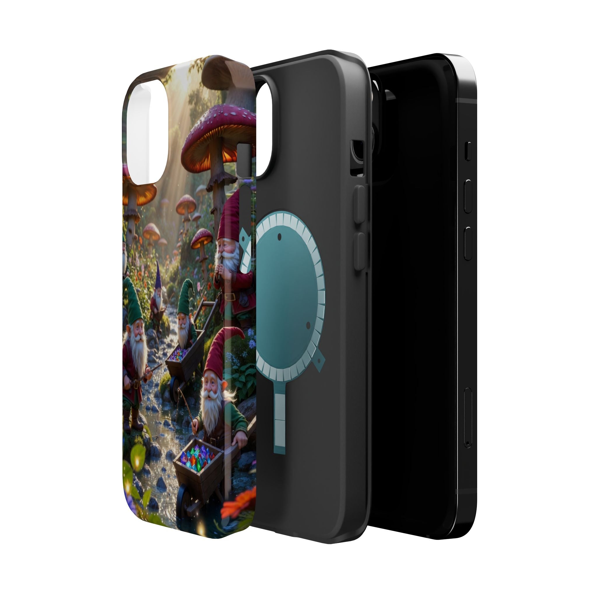Gnome Mushroom Forest Phone Case | Magnetic Impact-Resistant Case