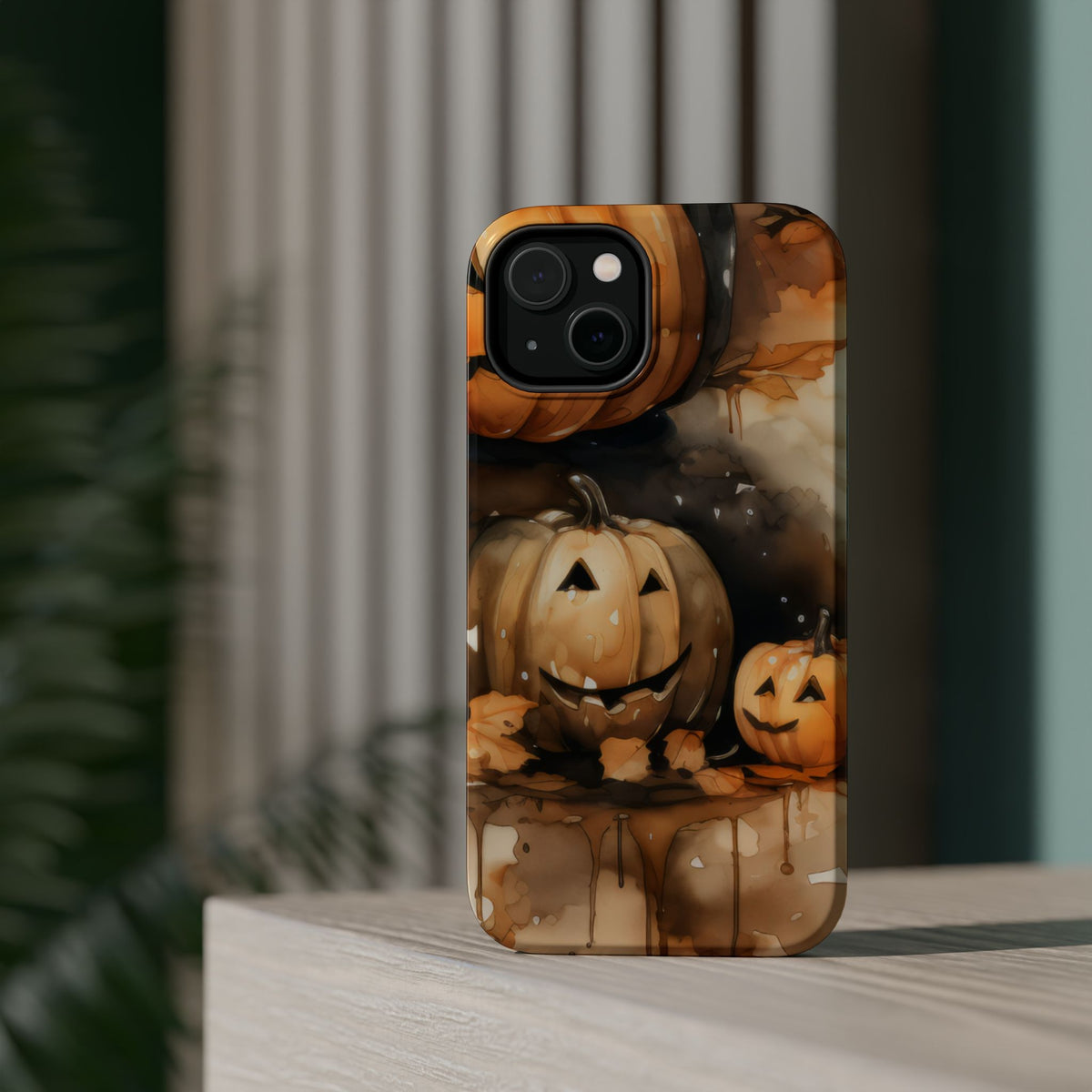 Carved Pumpkin Halloween Phone Case | Magnetic Impact-Resistant Case