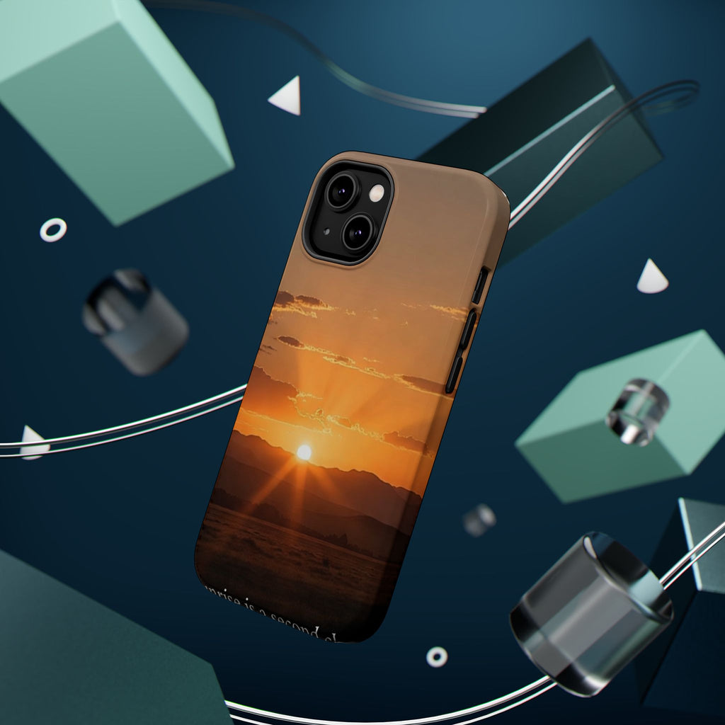 Sunrise Over Mountains phone case | Magnetic impact-resistant case