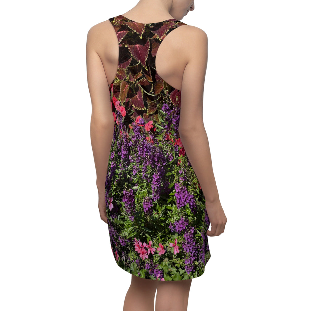 Floral Garden Print Racerback Dress | All-Over-Print