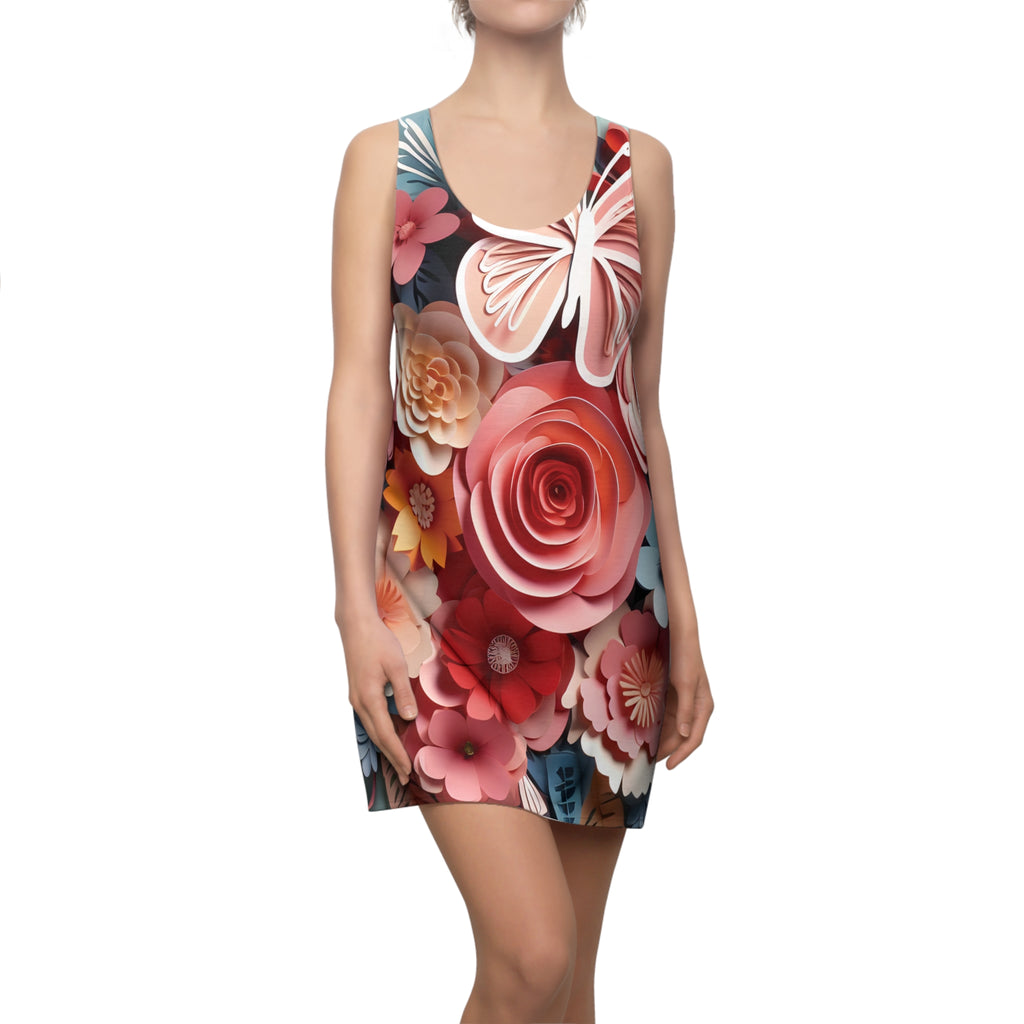 Women's Cut & Sew Racerback Dress (AOP)