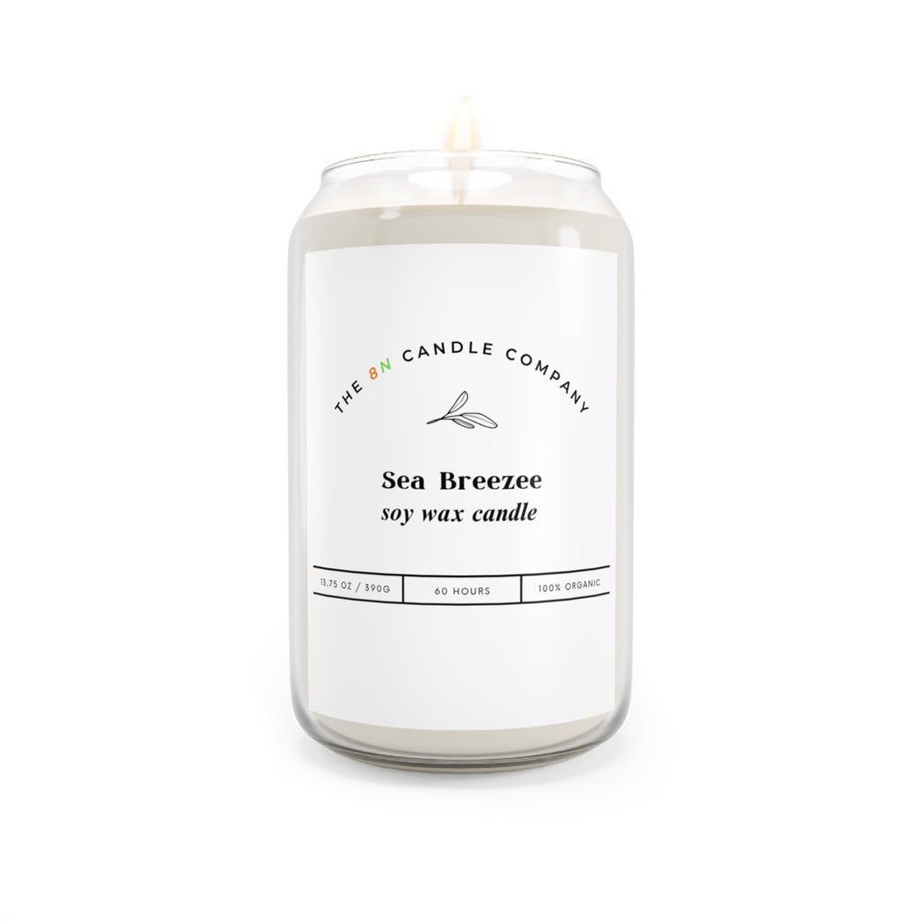 Sea Breeze Candle 13.75oz Soy Jar | Scented Soy Candle