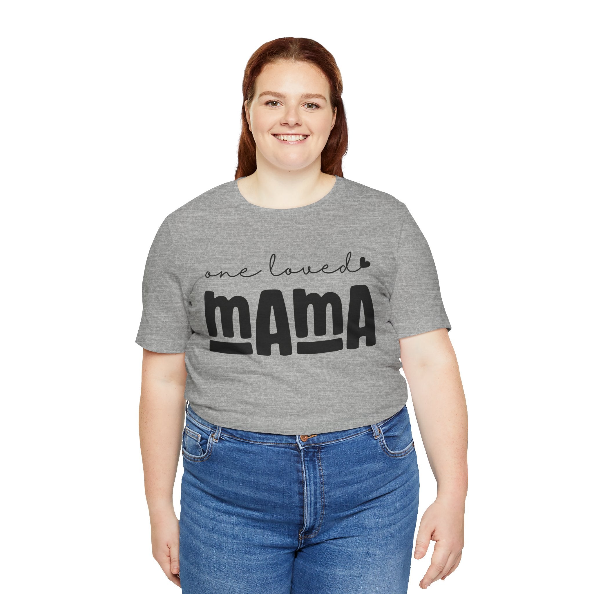 One Loved Mama T-Shirt | Mama Typography Tee, Mother's Day Shirt