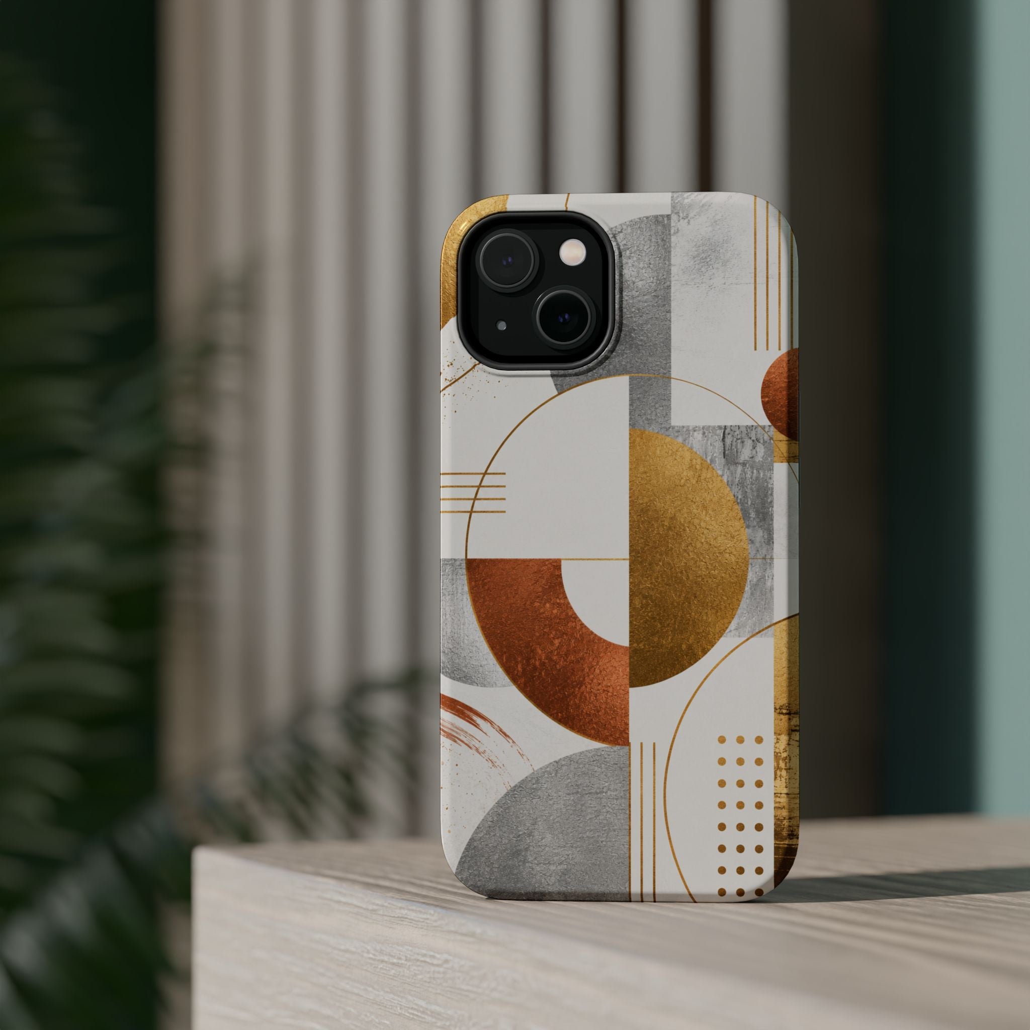 Abstract Geometric Circles Phone Case | Magnetic Impact-Resistant Case