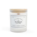 Sea Minerals Candle Frosted Glass Candle, 11oz | Soy Wax, Natural Scent