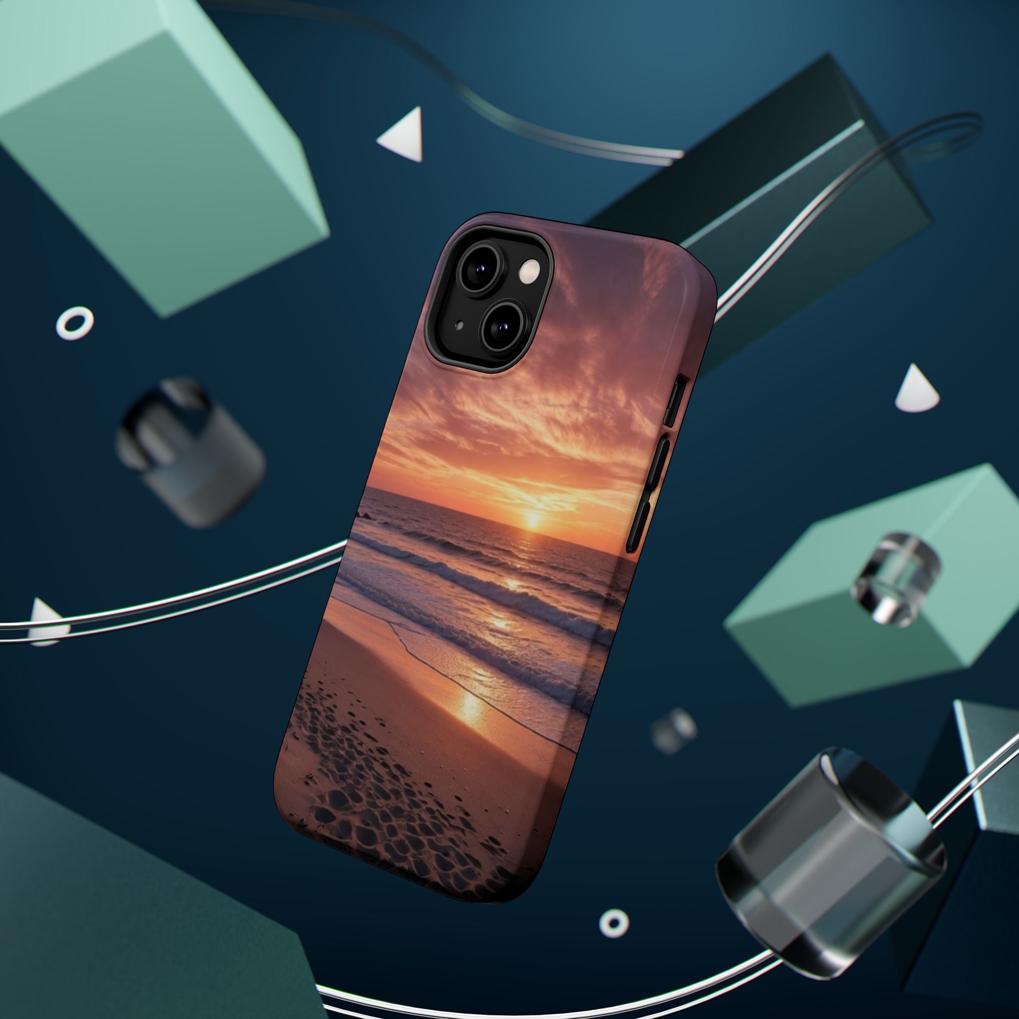 Sunset Beach Phone Case | Magnetic Impact-Resistant Case