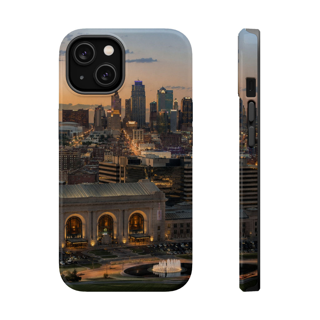 Kansas City Union Station Skyline phone case | Magnetic impact-resistant case