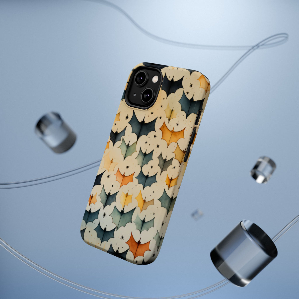 Vintage Bat Pattern Phone Case