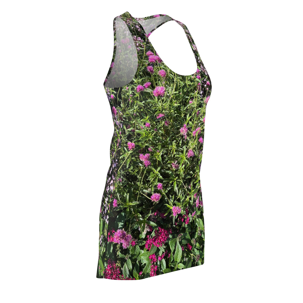Wildflower Meadow Racerback Dress | Pink Floral All-Over Print