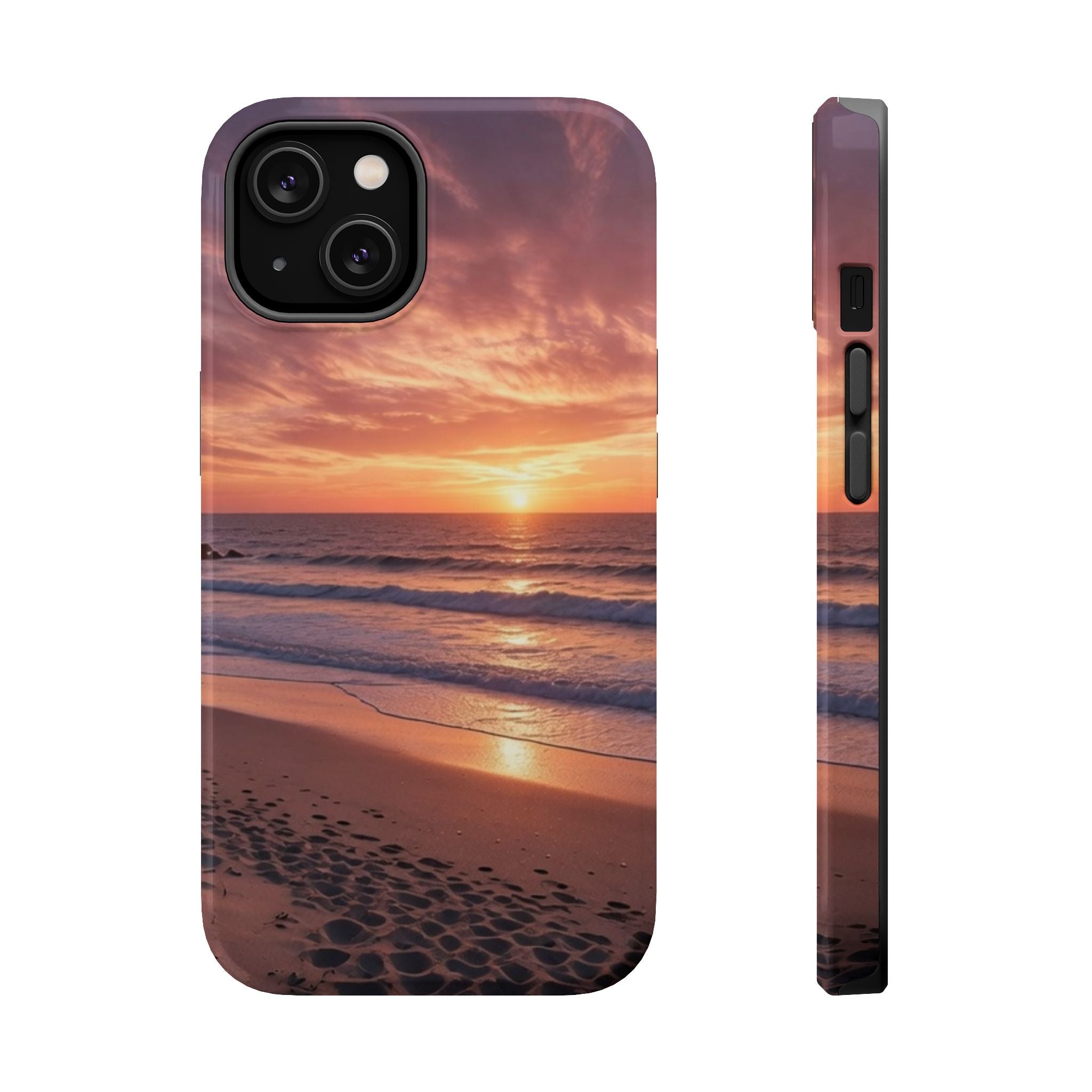 Sunset Beach Phone Case | Magnetic Impact-Resistant Case