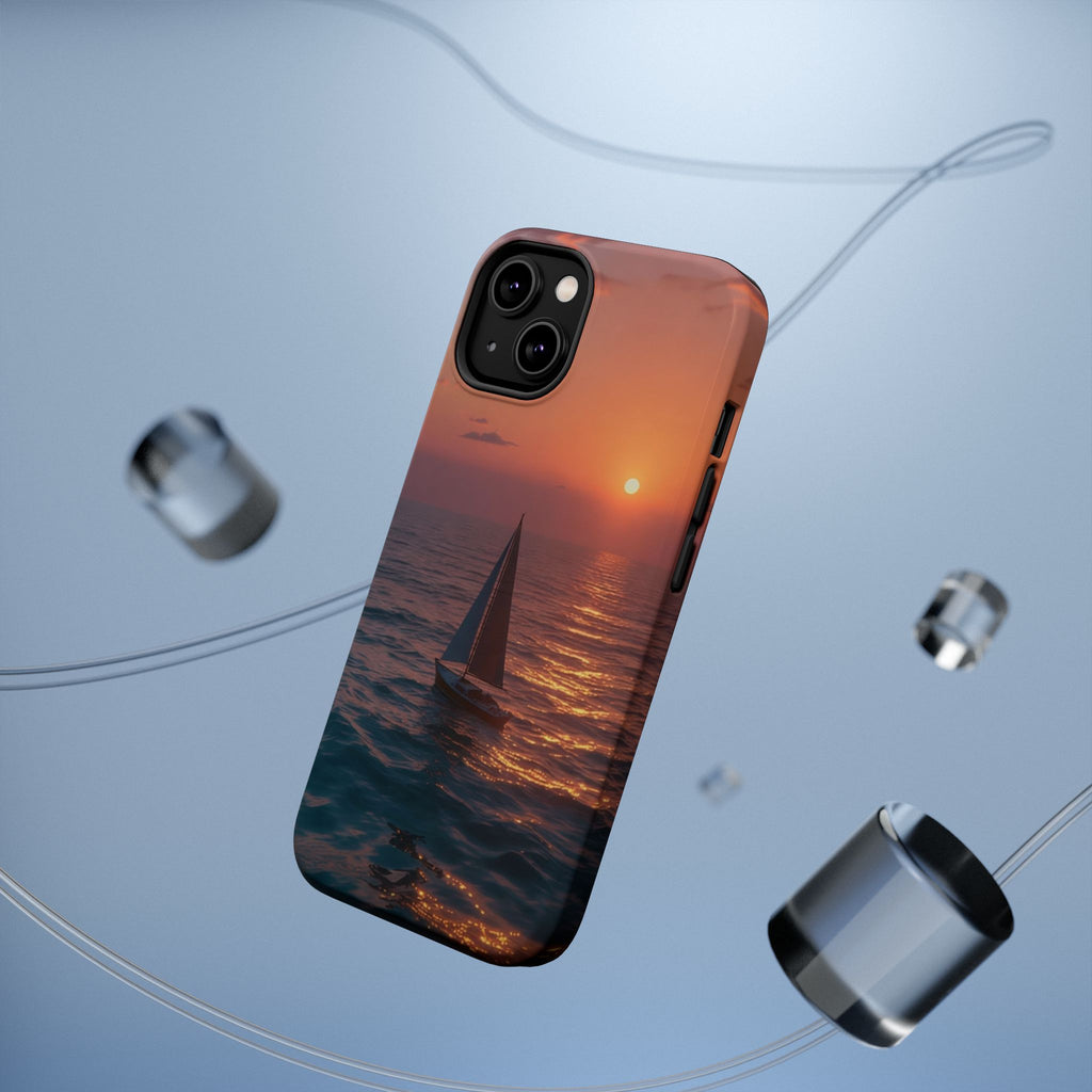 Sailboat Sunset phone case | Magnetic impact-resistant case