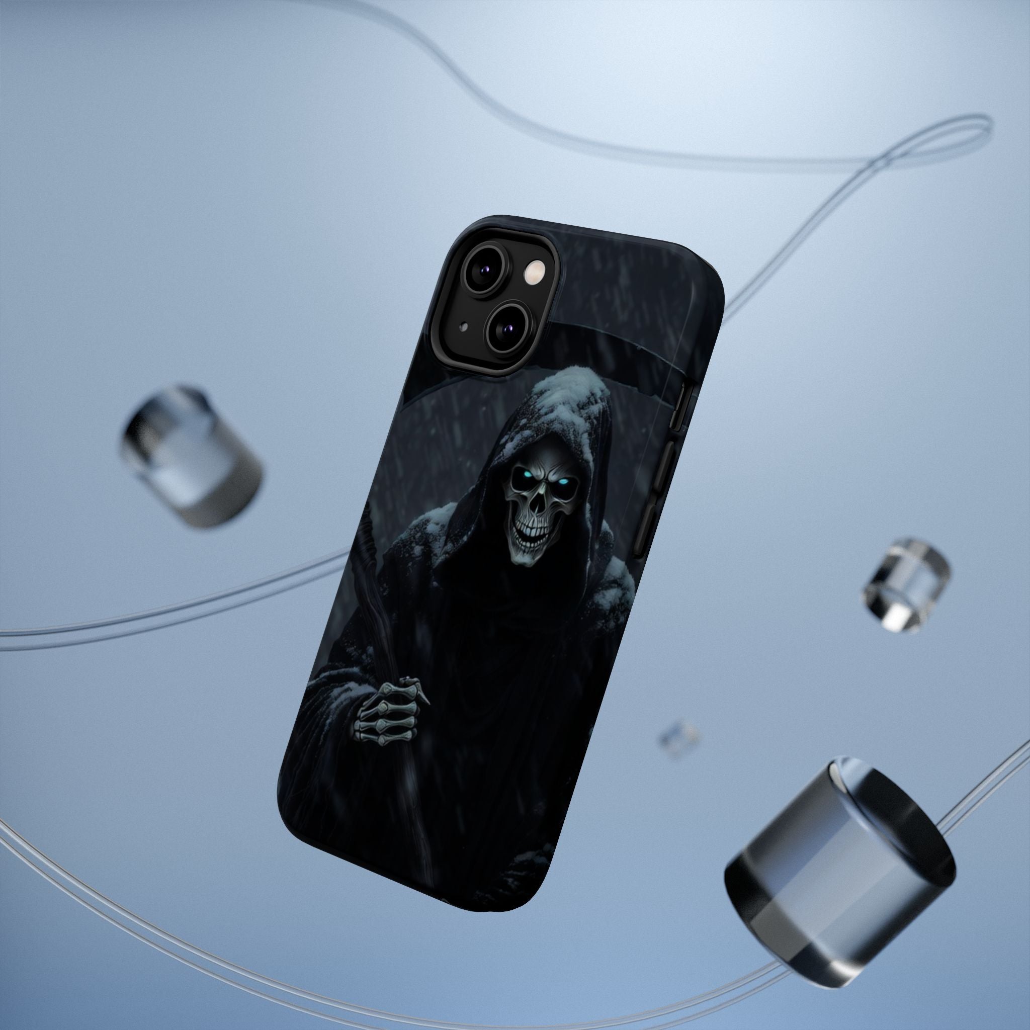 Grim Reaper Skull Phone Case | Magnetic Impact-Resistant Case