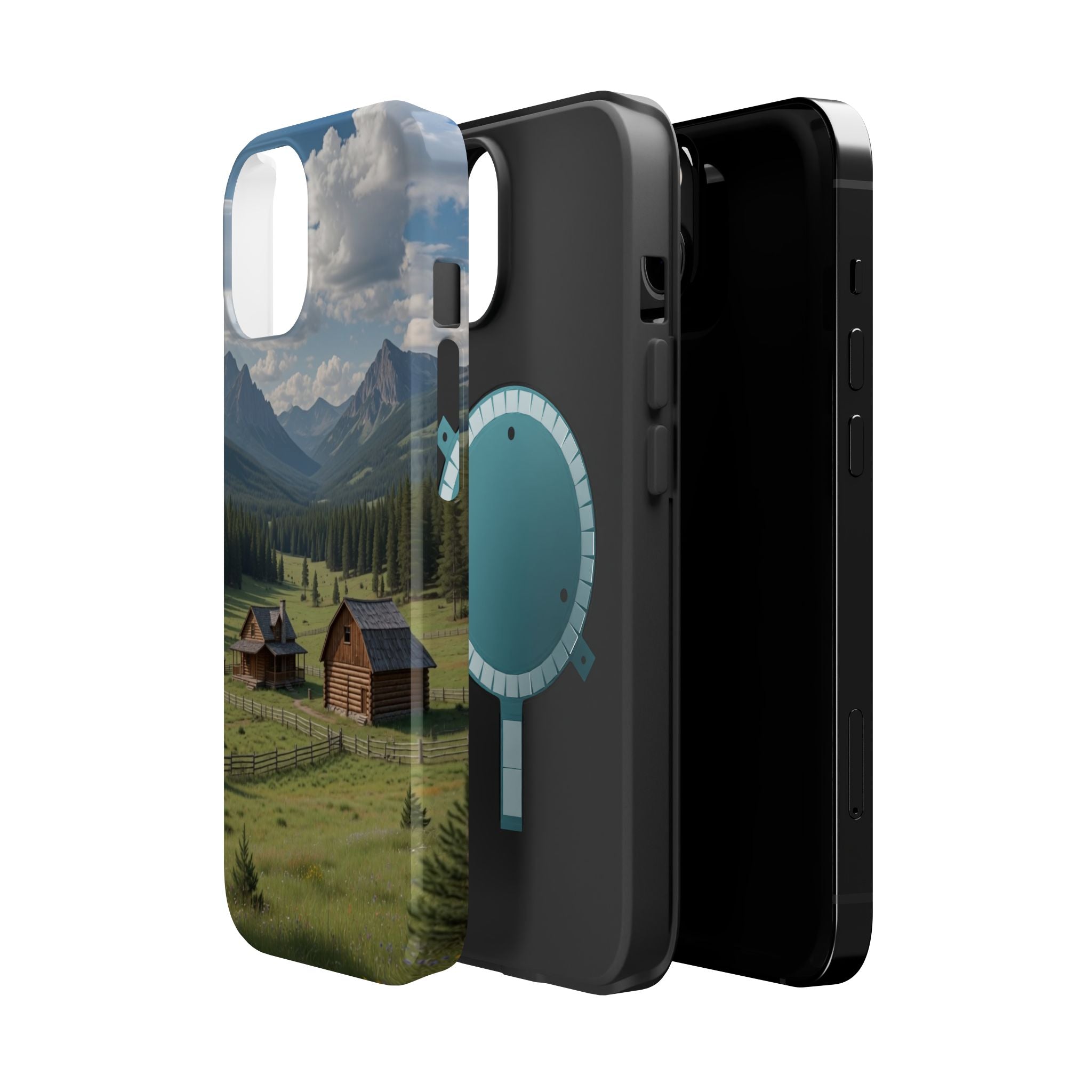 Mountain Valley Cabins Phone Case | Magnetic Impact-Resistant