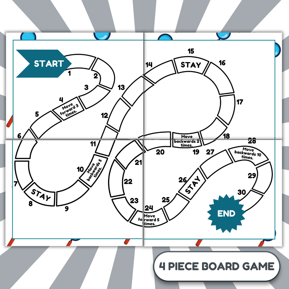 Spot the Difference Board Game Printable | Fun Observation Game for Kids | Educational Spot the Diff Activity PDF | Instant Download Ages 5+