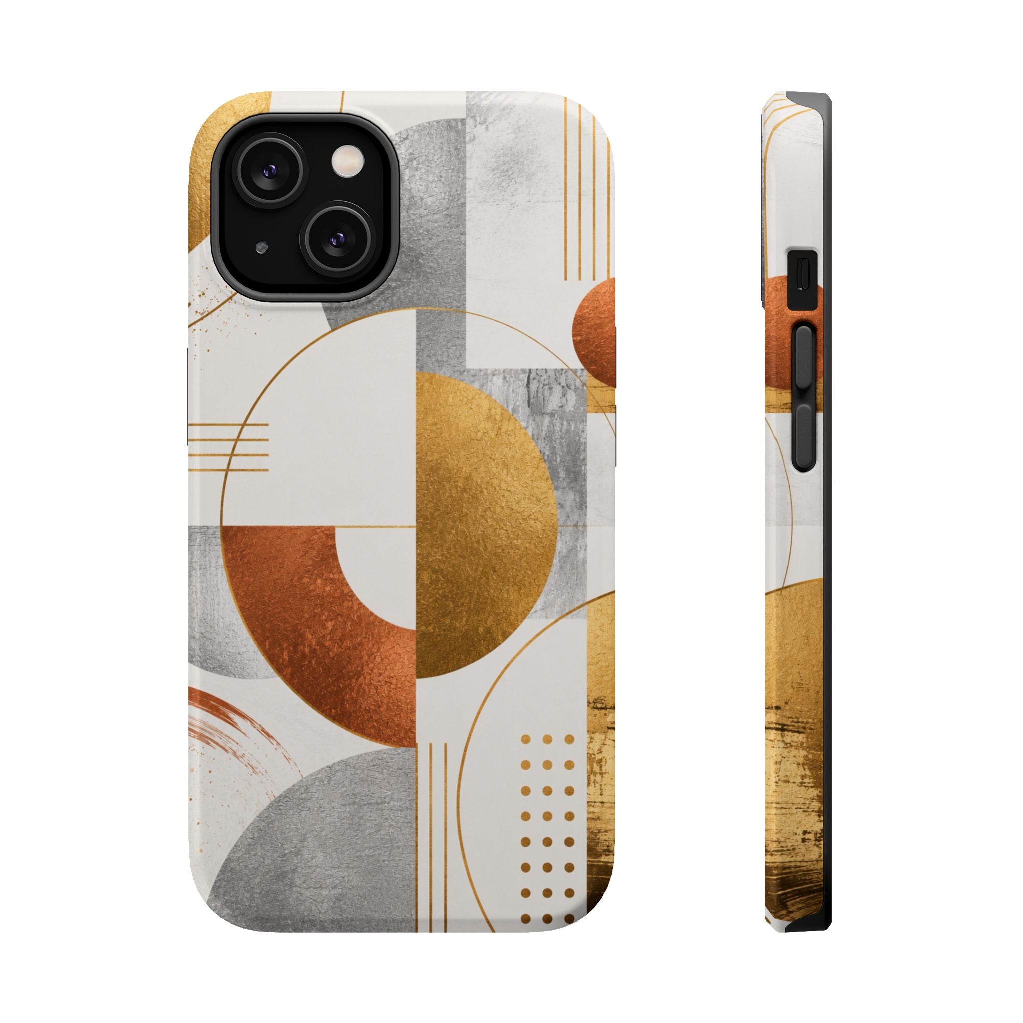 Abstract Geometric Circles Phone Case | Magnetic Impact-Resistant Case