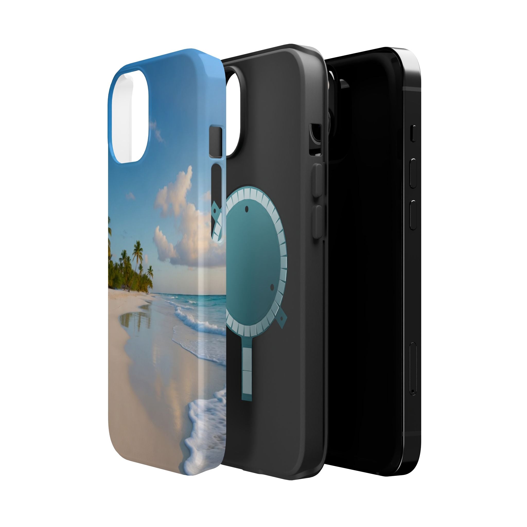 Tropical Beach Phone Case | Magnetic Impact-Resistant Case