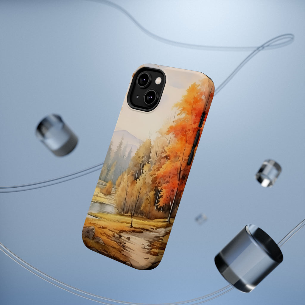 Autumn Forest Stream phone case | Magnetic impact-resistant case