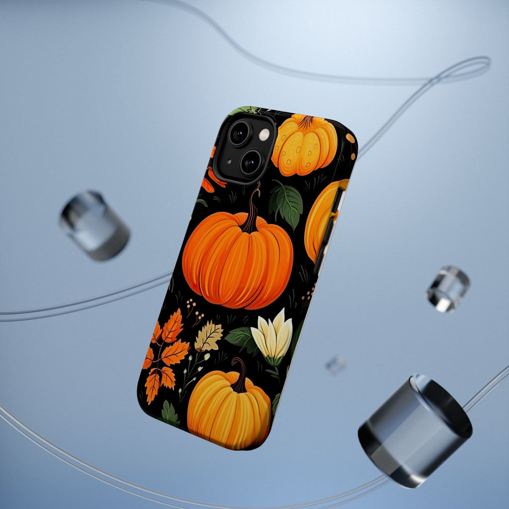 Pumpkin Pattern Phone Case | Magnetic Impact-Resistant Case