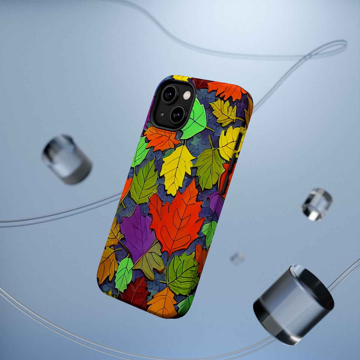 Colorful Autumn Leaves Phone Case | Magnetic Impact-Resistant Case
