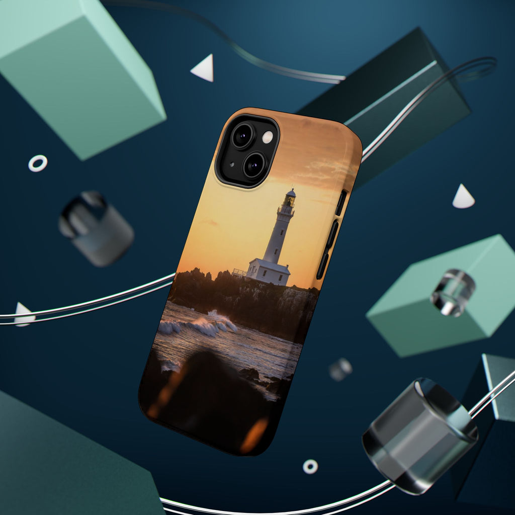 Sunset Lighthouse Phone Case | Magnetic Impact-Resistant Case