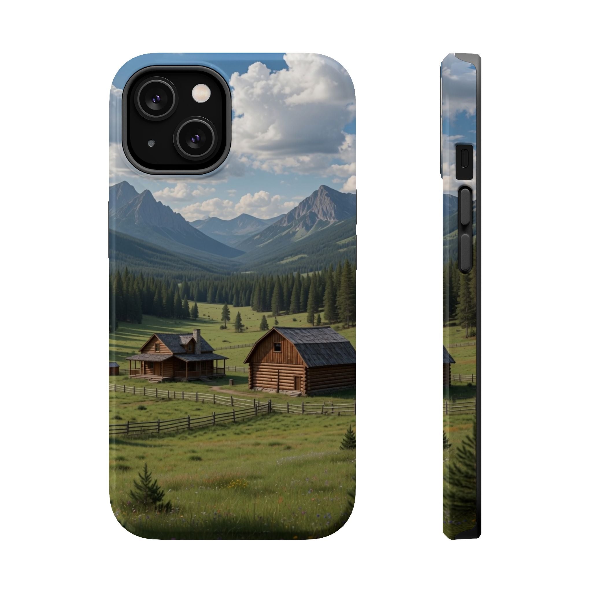 Mountain Valley Cabins Phone Case | Magnetic Impact-Resistant