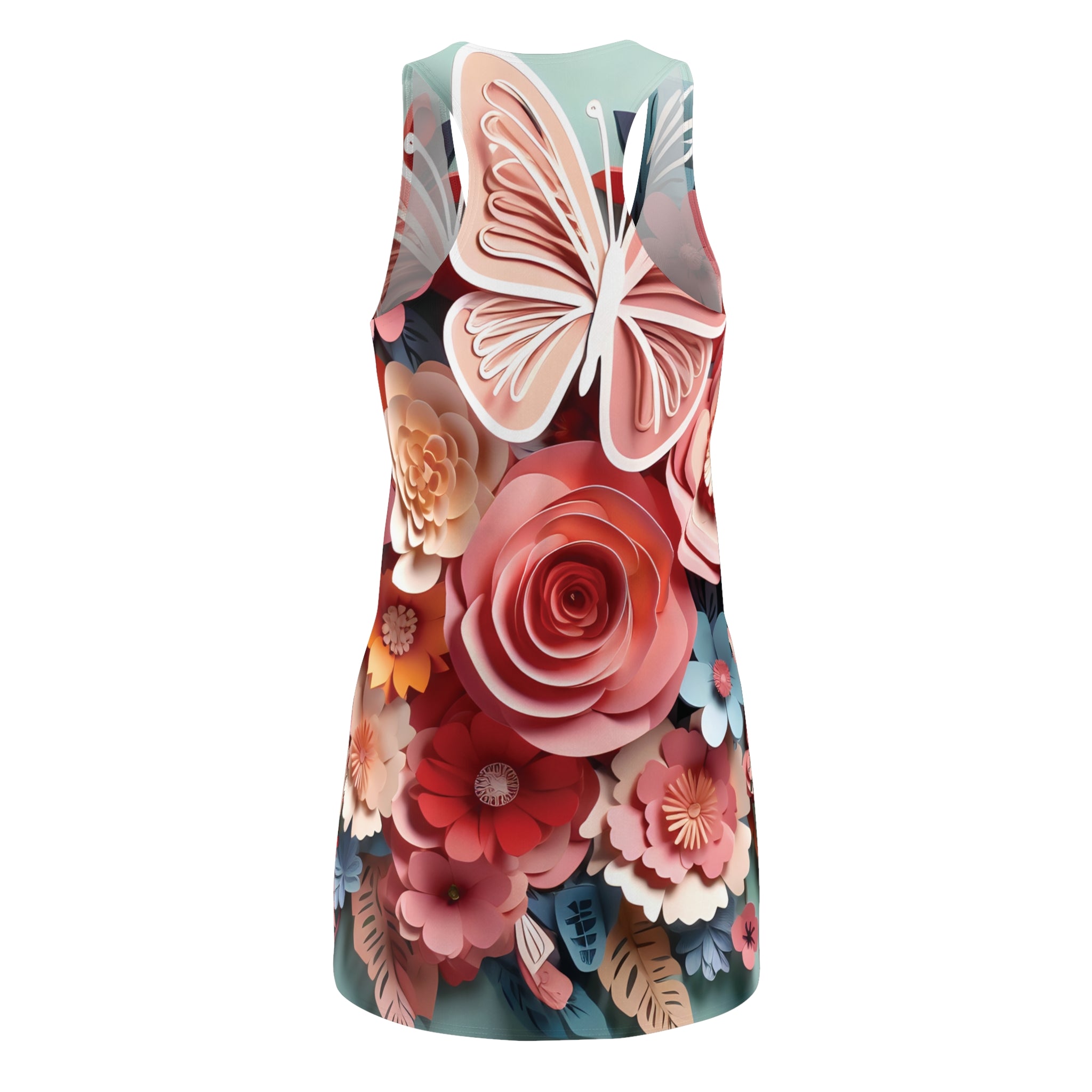 Women's Cut & Sew Racerback Dress (AOP)