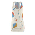 Kite Flight Pattern Dress | Colorful Kites and Birds Racerback Dress
