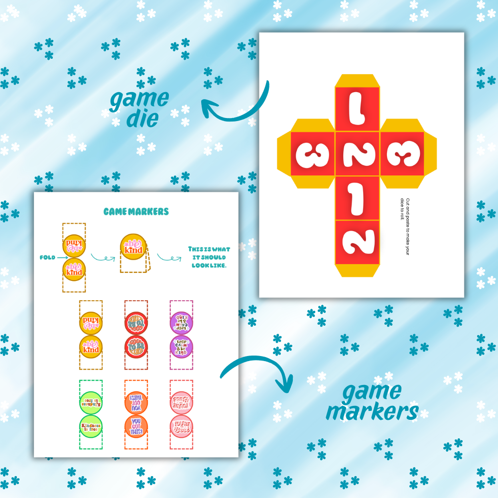 Kindness Board Game Printable | Fun Kindness & Empathy Game for Kids | SEL Activity with Kindness Cards | Instant Download PDF