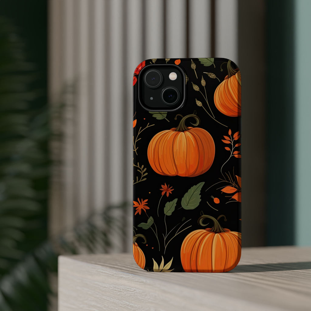 Autumn Pumpkins Phone Case | Magnetic Impact-Resistant Case
