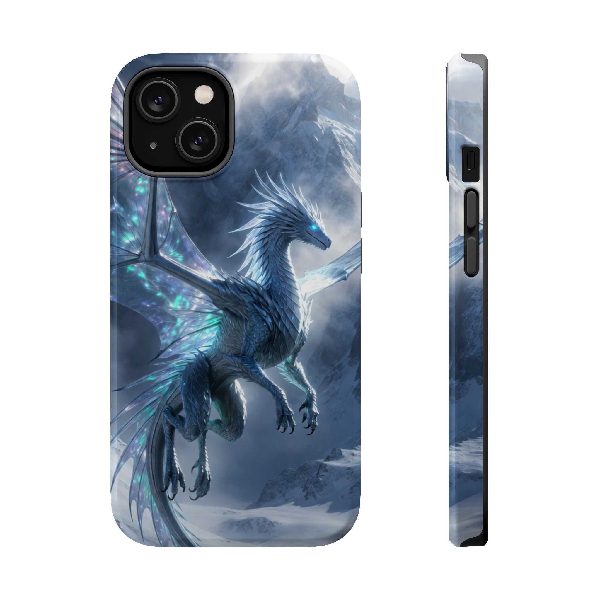 Blue Ice Dragon phone case | Magnetic impact-resistant phone case
