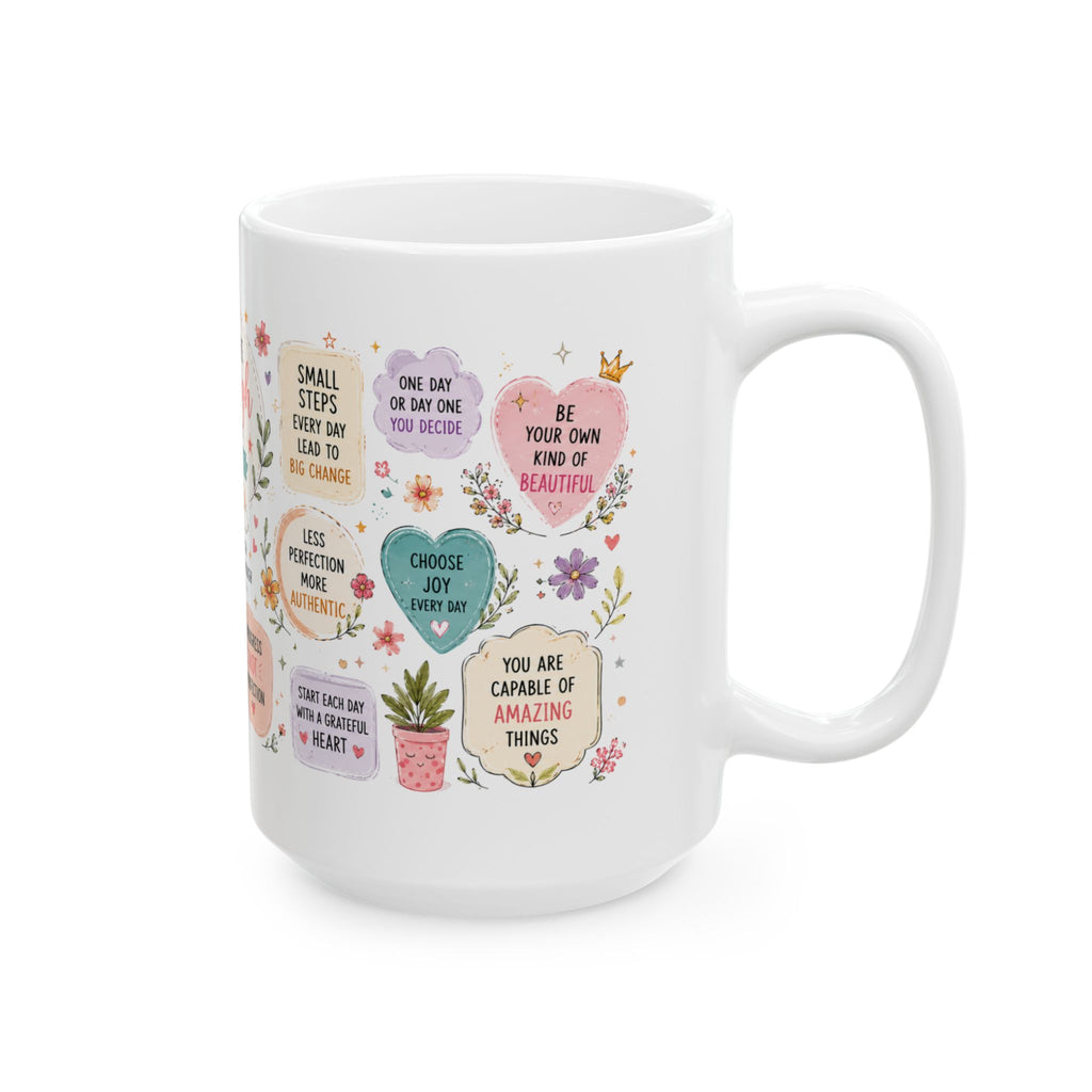 You Are Enough Inspirational Quotes Mug | Positive Affirmation Ceramic Mug