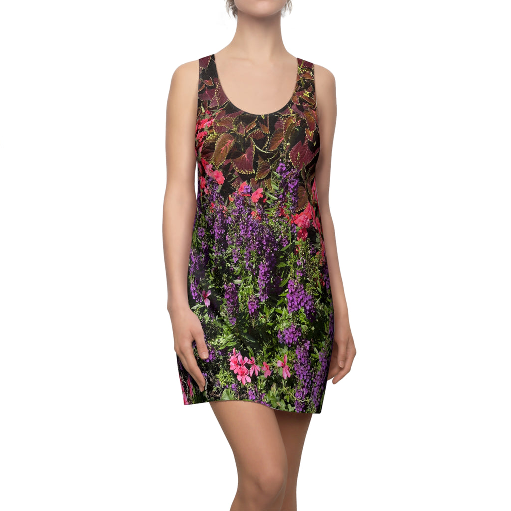 Floral Garden Print Racerback Dress | All-Over-Print