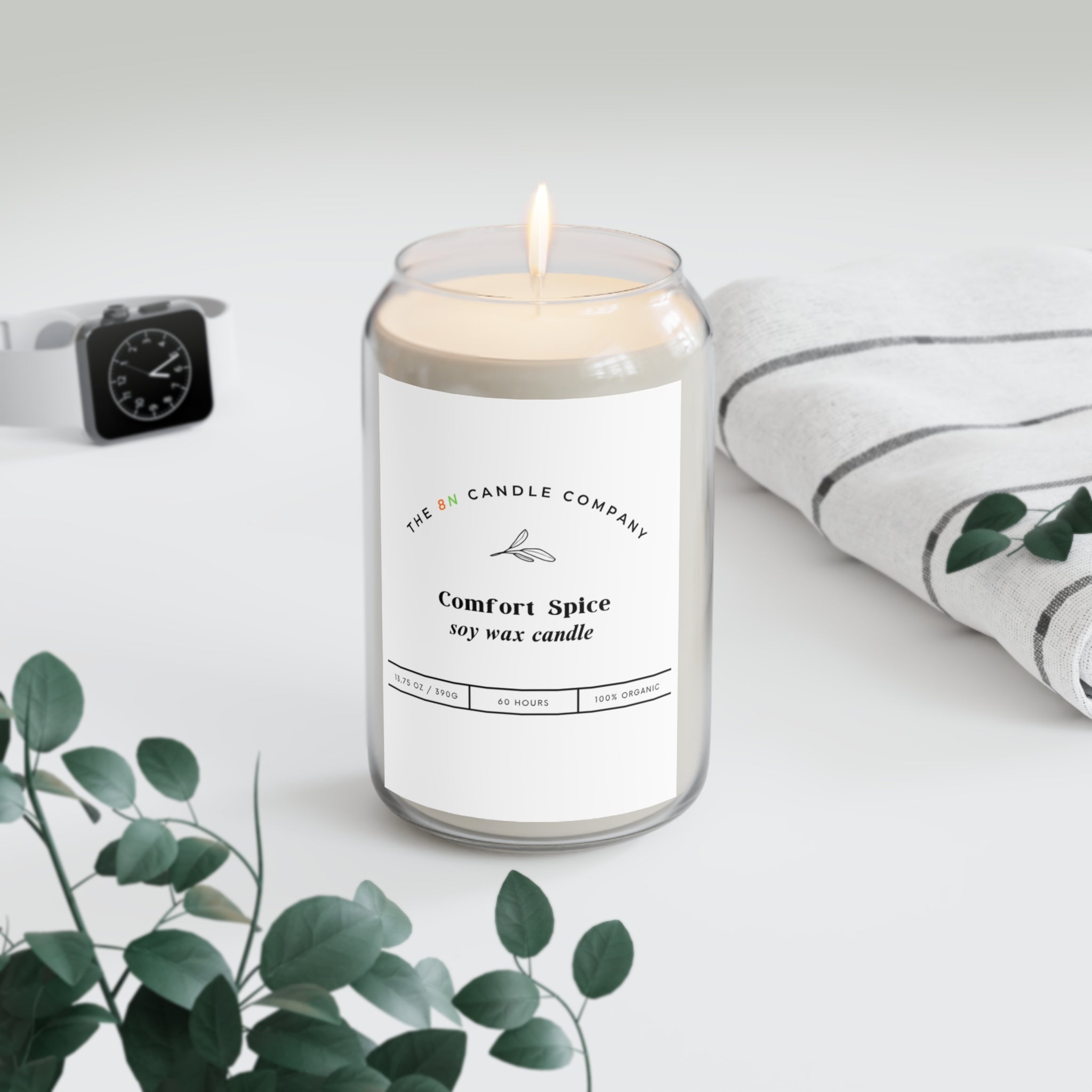 Comfort Spice soy candle, 13.75oz glass jar | Scented Soy Candle