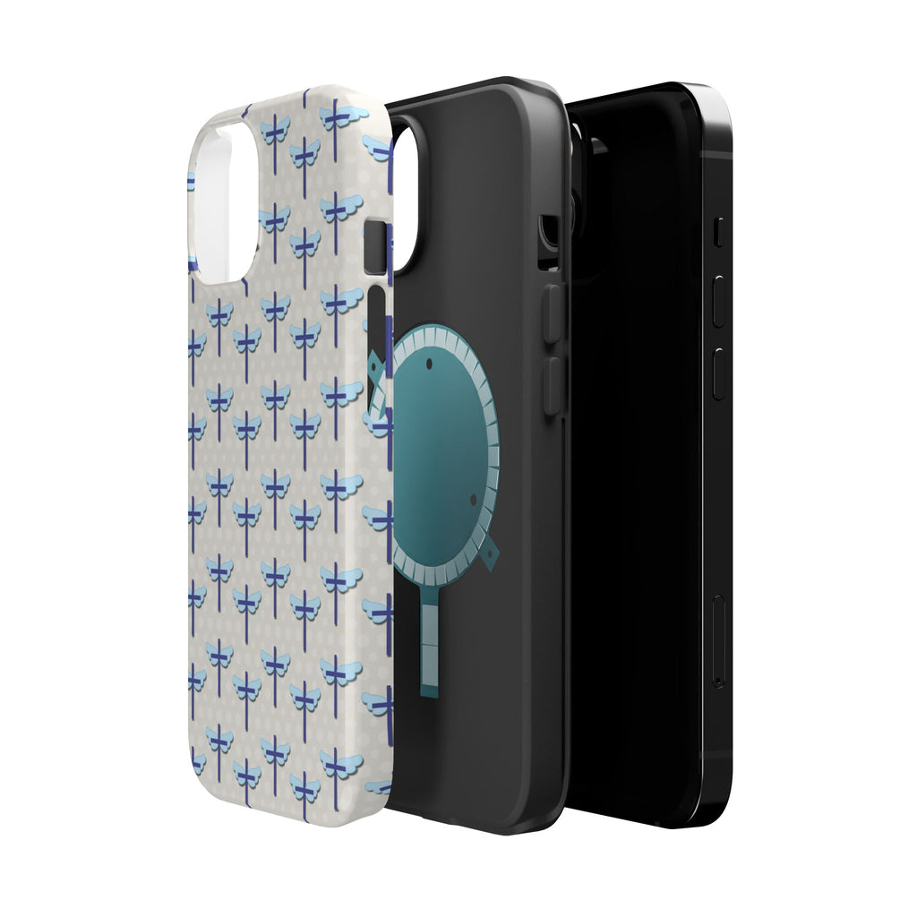 Blue Cross Pattern Phone Case