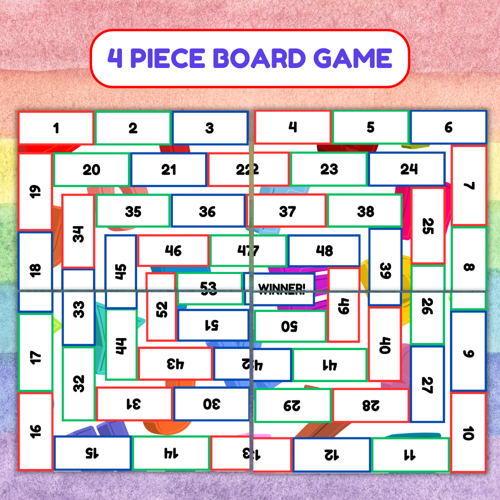 Spelling Bee Board Game Printable | Fun Spelling Practice Game for Kids | Educational Spelling Trivia PDF | Instant Download Ages 8+