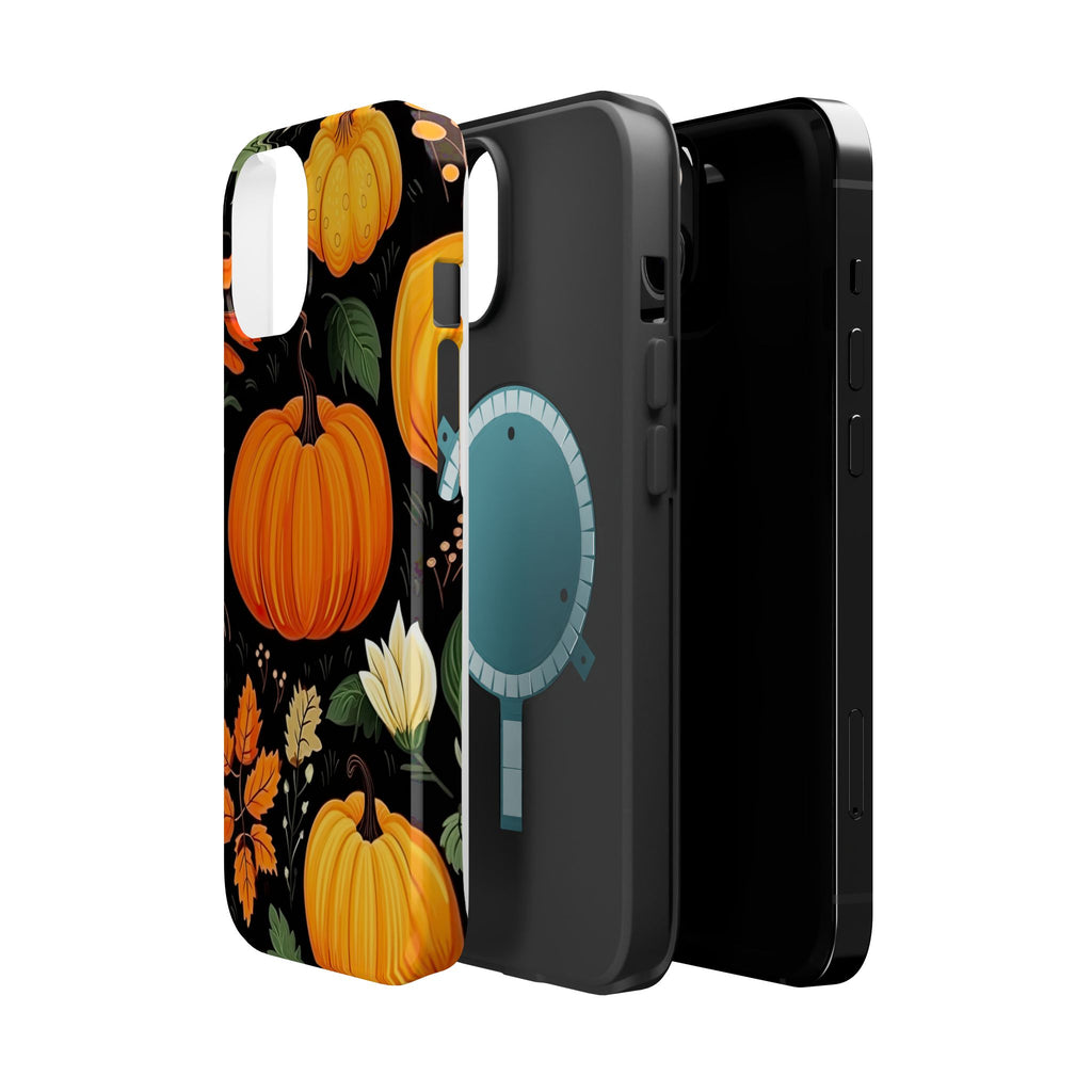 Pumpkin Pattern Phone Case | Magnetic Impact-Resistant Case