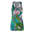 Cherry Blossom Floral Racerback Dress | All-Over Print Spring Flowers