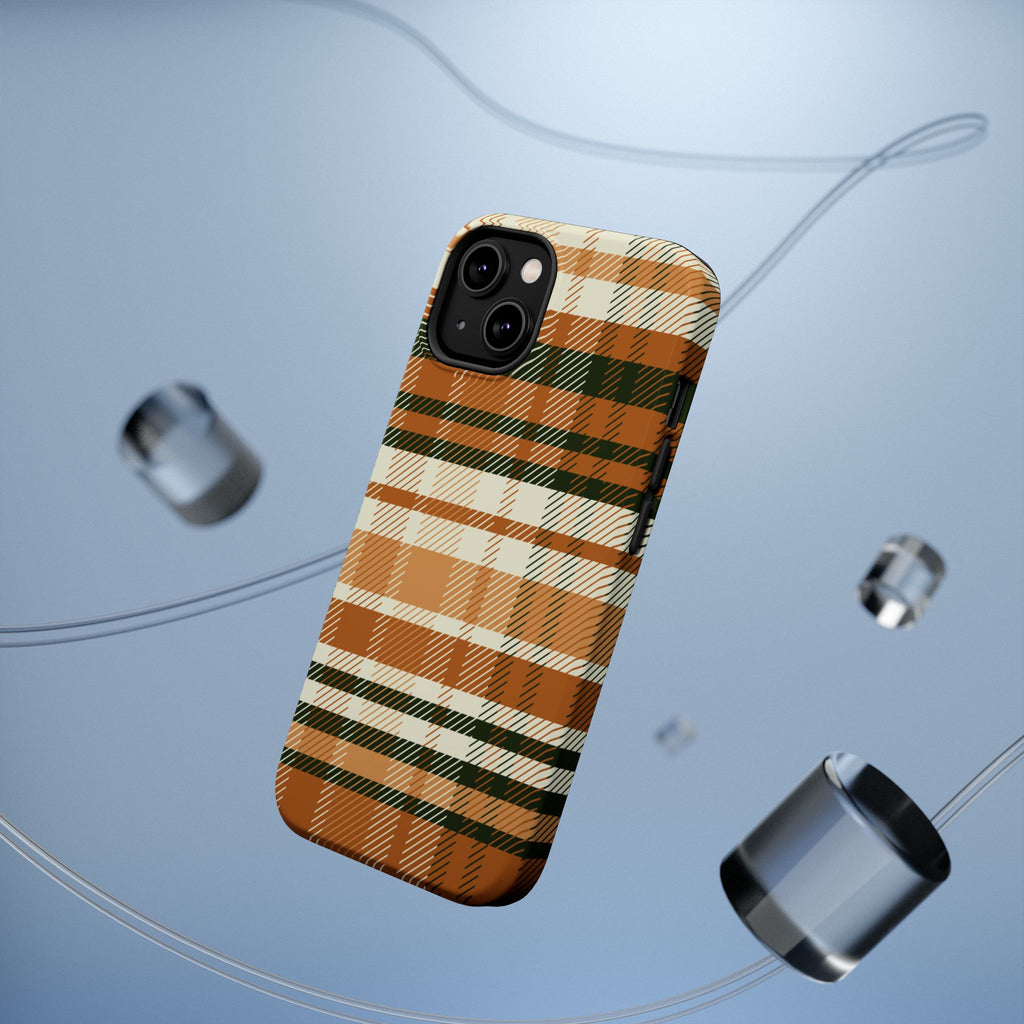 Autumn Plaid Phone Case | Magnetic Impact-Resistant Case