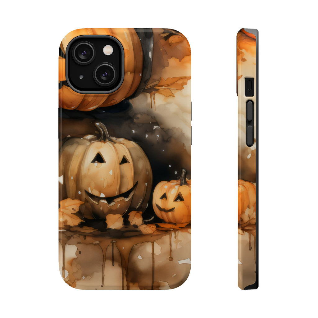Carved Pumpkin Halloween Phone Case | Magnetic Impact-Resistant Case