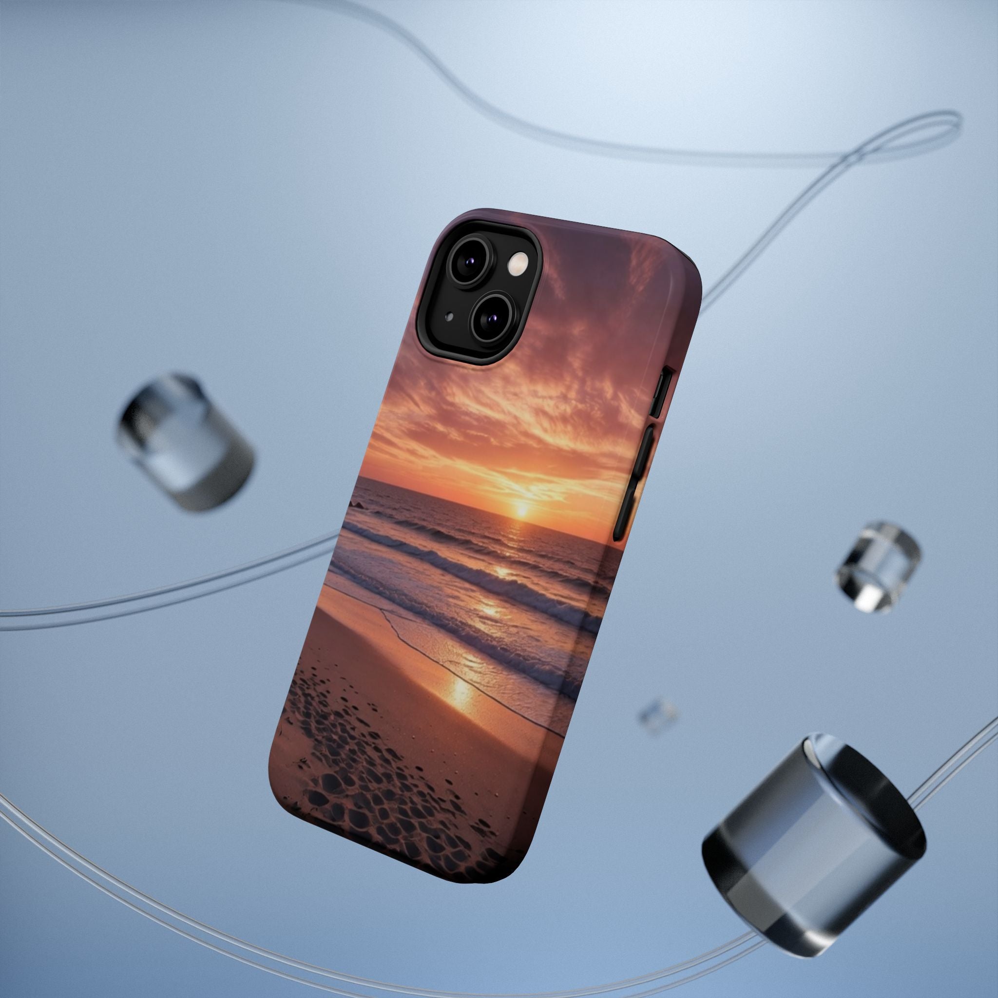 Sunset Beach Phone Case | Magnetic Impact-Resistant Case